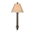 Brilliantbulb Umbrella Table Lamp 20777 with 2 in. bronze tube body and antique beige linen Sunbrella shade fabric BR2632164